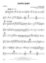 Santa Baby Jazz Ensemble Sheet Music
