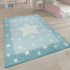 Runder teppich mit farbverlauf ab € 29,99. Teppich Kinderzimmer 3 D Stern Design Blau Teppichcenter24