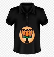 Can't find what you are looking for? Bjp Logo Printed T Shirts In Black Color Congress T Shirt Hd Png Download 659x806 745657 Pngfind