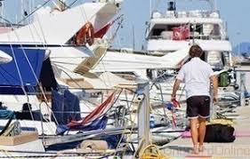 Shipyard with a 100 ton travel lift. Ashkelon Marina
