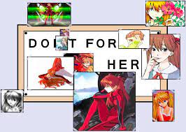 Do it for her meme anime. Image 509338 Do It For Her Neon Genesis Evangelion Evangelion Anime Tshirt