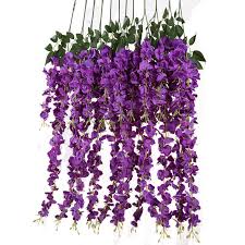 Choose from a vast collection of flowers and gift baskets for delivery at fleurop, the possibilities are just endless. Fashion Artificial Silk Wisteria Vine Ratta Silk Hanging Flower Wedding Decor 6 Pieces Purple Mega Promo 19df3 Goteborgsaventyrscenter