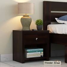 Constructed of high quality fir wood with varnish on the surface, it is waterproof, weather resistant and scratch resistant. Bedside Tables Upto 70 Off Buy Wooden Bedside Tables Online In India At Best Price
