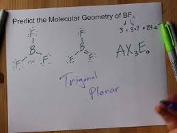 Predict The Molecular Geometry Of Bf3 Boron Trifluoride Youtube