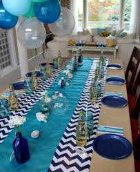 (now the activities and games were more of a struggle to come up with.) the problem, was limiting myself to a manageable number of ideas ;). 22 Ideas Navy Blue Party Decoration Concept Vis Wed Blue Party Decorations Ocean Theme Birthday Ocean Theme Party