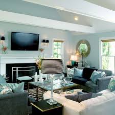 Grey Sofa Aqua Living Design Ideas Pictures Remodel And Decor Blue Living Room Inspiration Living Room Turquoise Living Room Inspiration