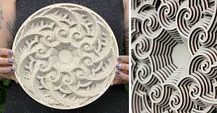 Wood types suitable for laser processing. We Stack Layers Of Laser Cut Wood To Make Intricate Mandalas Bored Panda
