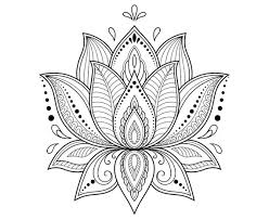 The basic form of most mandalas is a circle in which are depicted. Lotus Flower Mandala Drawing Images Novocom Top