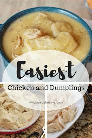 Easiest Chicken And Dumplings My Creepy Weekend Recipe Recipes Biscuit Chicken And Dumplings Chicken Dumplings Recipe