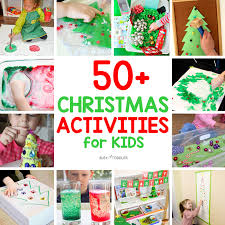Get little ones to help dye some rice and collect christmas inspired bits and bobs to add to their festive project! 50 Easy Toddler Christmas Activities Busy Toddler