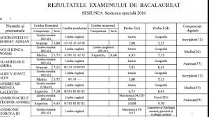Rezultate Finale Bac Special 2016 Vezi Notele După Contestaţii De B365