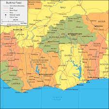 Burkina faso from mapcarta, the open map. Burkina Faso Map And Satellite Image