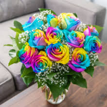 From you flowers rainbow roses reviews. Amazon Com From You Flowers One Dozen Wild Rainbow Roses Free Vase Included Grocery Gourmet Food