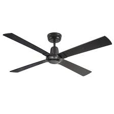 Ceiling fans with remote control included are perfect for areas such as bedrooms where you don't have to get out of bed to change the settings of your ceiling fan, such as the speeds of the fan and light on/off or light dimming. Arlec 120cm Black 4 Blade Ceiling Fan With Remote Bunnings Australia
