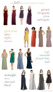 Top Colors For Fall Bridesmaid Dresses Fall Bridesmaid Dresses Fall Bridesmaids Fall Bridesmaid Dress Colors