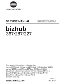 Business needs are changing with the smart proliferation of smart devices and cloud usage. Konica Minolta Bizhub 287 Service Manual Pdf Download Manualslib