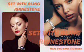 Amazon.com: צמיד נוצץ 20 מ"מ תואם לשעון סמסונג גלקסי עם 440 מ"מ 44 מ"מ, 5  רצועות יהלומים יוקרתיים 42 מ"מ 46 מ"מ, Active 242 מ"מ, PRO, 341 מ"מ...  (שחור/שחור) : טלפונים סלולריים