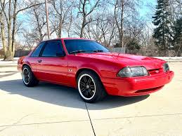 Image result for Bright Red 1992 Mustang