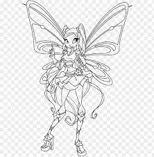 The fairies use the harmonix together with the forces of sirenix, they need them to free. Winx Club Coloring Pages Bloomix Winx Club Aisha Coloring Pages Png Image With Transparent Background Toppng