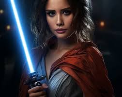 Custom Star Wars Portrait From Photo, Personalized Jedi Portraits, Gift for  Her, Mother's Day Gift, Gift For Star Wars Fans, Jedi Portrait