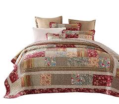 Browse our great low prices & discounts on the best down alternative. Tache Cotton Patchwork Country Farm Cottage Vintage Antique Ditsy Floral Paisley Burgundy Beige Lightweight Coverlet Farmhouse Goals