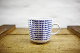 Becher Kaffeebecher Moin Von Ahoi Marie Kaffeebecher Porzellan Tasse Becher