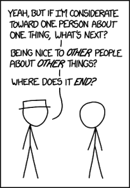 At Least I M An Equal Opportunity Offender Slippery Slope You Funny Geek Humor