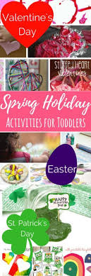 Perfect Valentine St Patrick S Day And Easter Activities For 1 Year Olds Activities For 1 Year Olds Easter Activities Activities