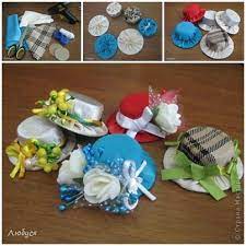 Diy Cute Hat Hair Clip Out Of Plastic Cap Hair Clips Diy Cute Hat Hair Diy Hair Accessories