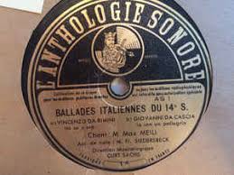 Definition of italiennes in the definitions.net dictionary. Max Meili Curt Sachs Chants Religieux Italiens Du 14 S Ballades Italiennes Du 14 S Shellac Discogs