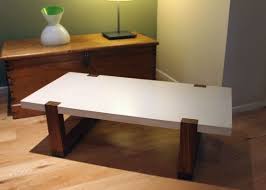 White Concrete Reclaimed Wood Coffee Table Coffee Table Concrete Furniture Concrete Coffee Table