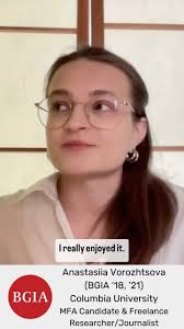 Meet Eva Gretskaya! She's a junior from Bard college majoring in studio  arts. This semester she is interning at Dieu Donné. She works as an arts  administration intern which includes working with