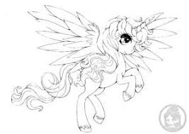 Alicorn Pony Lineart Yampuff Chibi Coloring Pages Coloring Pages Coloring Books