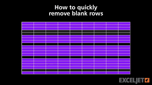 Click ok, now all blank cells in the blank rows have. Excel Tutorial How To Quickly Remove Blank Rows