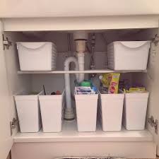 バス トイレ daiso 洗面台下収納 洗面所 収納 洗面所 などのインテリア実例 2017 02 11 23 27 38 roomclip ルームクリップ kitchen organisation trash can organization