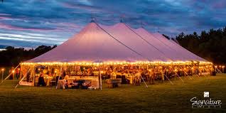 6 Lighting Options To Make Your Wedding Tent Sparkle Lakes Region Tent Event
