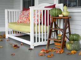 Instead Of Tossing The Crib When His Baby Outgrew It Dad Does This I Have To Try This Old Baby Cribs Old Cribs Cribs Repurpose