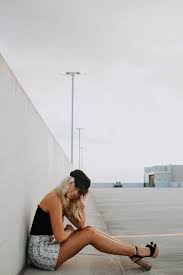 Knoxville Nashville Fashion Blogger Breana Dodd Smith On A Rooftop Garage In Knoxville Tn Knoxville Photographer Nashville Outfits Female Portrait