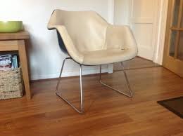 'the high comfort levels and clearly articulated structure fulfilled robin day's design sensibilities. 1967 Hille Robin Day Polyprop Chair Rare Covered Version With Ski Runner Base 308632605