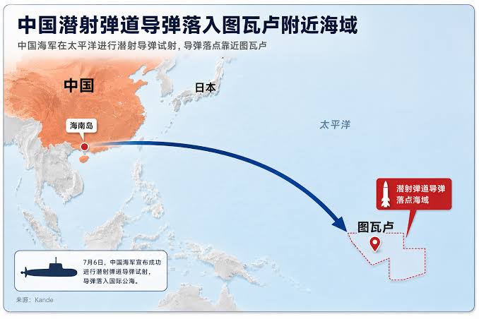 日经亚洲：中国向太平洋发射潜射弹道导弹背后，习近平希望试探特朗普的底线- 加美财经