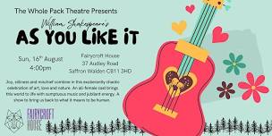 As You Like It at Fairycroft House