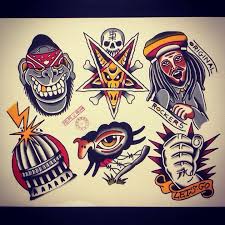 4.5 out of 5 stars. Punk Rock Tattoo Stencils Shefalitayal