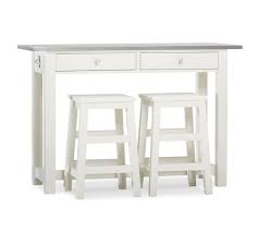 How much does the shipping cost for bar height desk? Balboa Counter Height Table Stool 3 Piece Dining Set White Pottery Barn