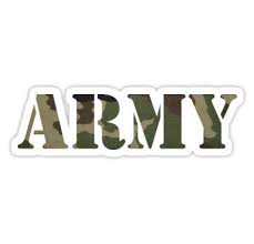 Army Sticker By Mkcvte Army Army Camo Stickers