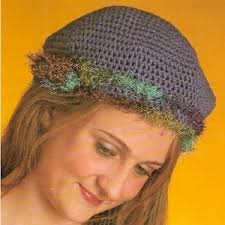 Hermoso patrón de boina suave clásica de crochet. Un tutorial fácil de  crochet para un diseño de gorro acogedor. Descarga digital instantánea.