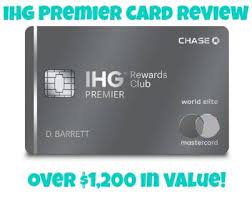 These cards also grant great benefits such as access to ihg's 4th night free benefit and complimentary elite status. Chase Ihg Rewards Club Premier Credit Card Review Baldthoughts Com