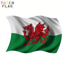 The flag of wales (y ddraig goch, meaning 'the red dragon') consists of a red dragon passant on a green and white field. Flag Nacionalnogo Drakona Uelskogo Uelsa Buy Uels Flag Vallijskij Flag Flag Product On Alibaba Com