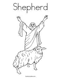 These pages were created by kids who want to brighten someone's day! Shepherd Coloring Page Twisty Noodle
