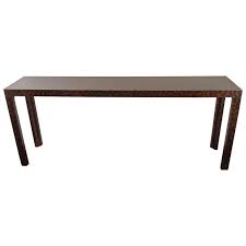 John Widdicomb Parsons Console Table With Faux Tortoiseshell From A Unique Collection Of A Wooden Console Table Modern Console Tables Console Table