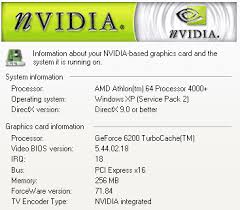 Visit nvidia homepage driver id > geforce windows. Nvidia Geforce 6200 Tc 64mb Page 3